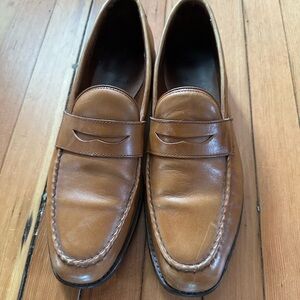 Allen Edmonds Brown Leather Slip-On Loafers